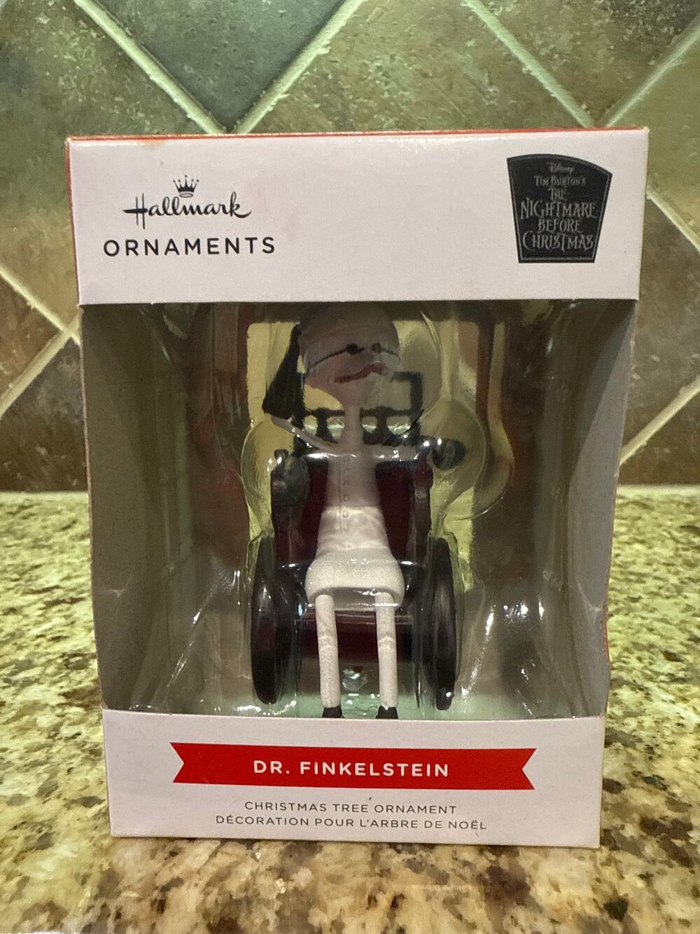 New Hallmark Christmas Ornament Dr. Finkelstein Nightmare Before Christmas